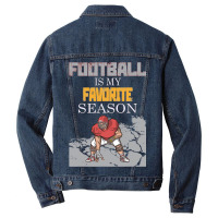 Football Is My Favorite Season 151 Men Denim Jacket | Artistshot