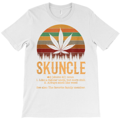 Skunkle Weed Smoker, Funny Weed Marijuana T Shirt T-shirt Designed By Shyanneracanello
