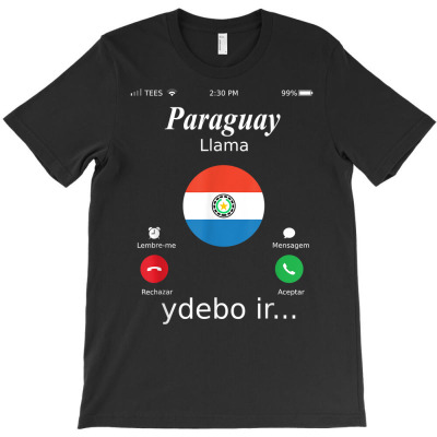 Paraguay Llama Ydebo Ir…camiseta Paraguay T Shirt T-shirt Designed By Nicoleden
