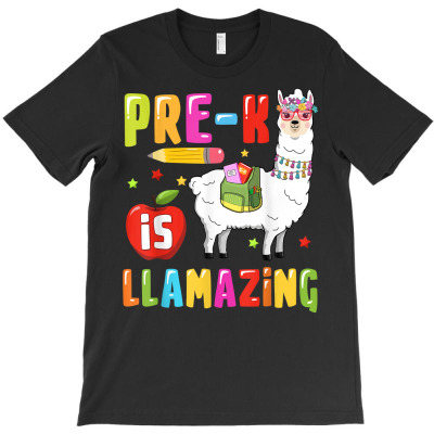 Pre K No Is Llamazing Llama Students First Day Of School T Shirt T-shirt Designed By Nicoleden
