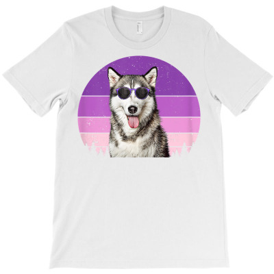Siberian Husky Dog Lover Owner Huskies Women Kids Girls Cute T Shirt T-shirt Designed By Carlakayl