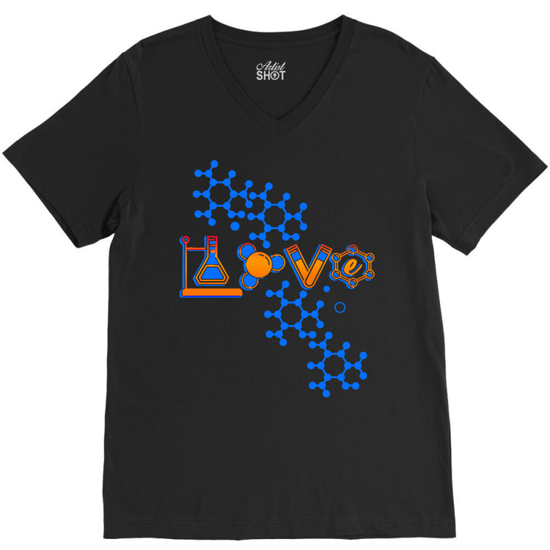 Chemistry T  Shirt Love Chemistry Science Laboratory Medicine Pharmaci V-neck Tee | Artistshot