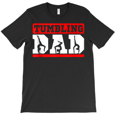 Tumbling Dad Athletes Acrobats Gymnasts Flips Father's Day Tank Top T-shirt Designed By Annabmika