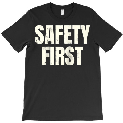 Safety First Raglan Baseball Tee T-shirt Designed By Butledona
