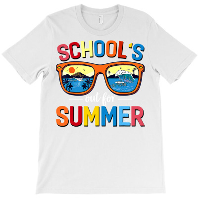 Retro Last Day Of School Schools Out For Summer Teacher Gift Sweatshir T-shirt Designed By Nicoleden