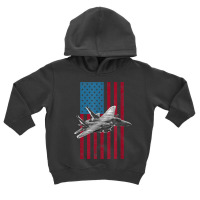 F 15 Strike Eagle 2 Usa American Flag Tee   Military T Shirt Toddler Hoodie | Artistshot