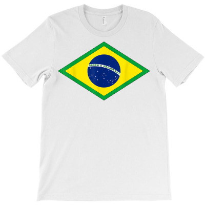 Brazil Flag Brasil Brazilian Rio De Janeiro Sao Paulo T Shirt T-shirt Designed By Wowi