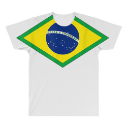 brazil flag brasil brazilian rio de janeiro sao paulo t shirt All Over Men's T-shirt | Artistshot