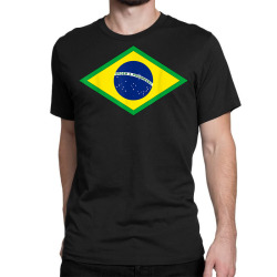 brazil flag brasil brazilian rio de janeiro sao paulo t shirt Classic T-shirt | Artistshot