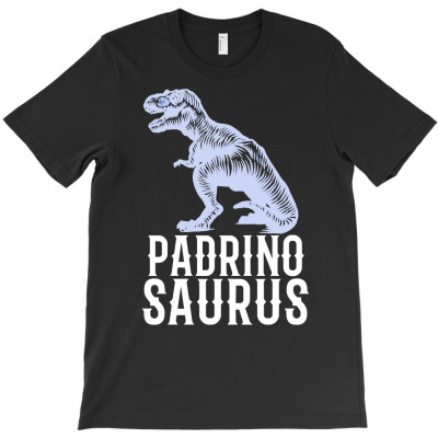 Padrinosaurus Funny Dinosaur Spanish Godfather Long Sleeve T Shirt T-shirt Designed By Espermarl