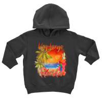 Key Largo Florida T  Shirt Key Largo Florida Keys Tropical Beach Sunse Toddler Hoodie | Artistshot