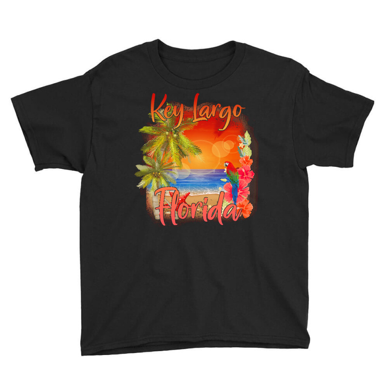 Key Largo Florida T  Shirt Key Largo Florida Keys Tropical Beach Sunse Youth Tee by ondrickaarmani141 | Artistshot