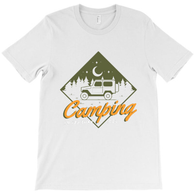 Camping T-shirt Designed By Sahid Maulana
