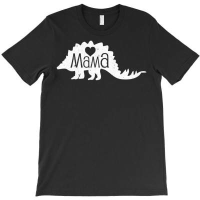 Mama Dinosaur   Funny Stegosaurus Mom Gift Long Sleeve T Shirt T-shirt Designed By Espermarl