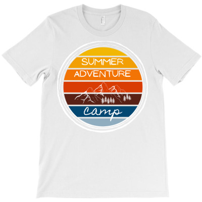 Summer Adventure Awaits Camper Sweatshirt T-shirt Designed By Butledona