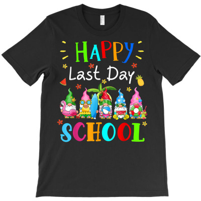 Happy Last Day Of School Teacher Student Graduation Gnomes T Shirt T-shirt Designed By Belenfinl
