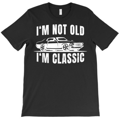 Not Old But Classic  Fun Design Old Car Mens Graphic T Shirt T-shirt Designed By Zoelane