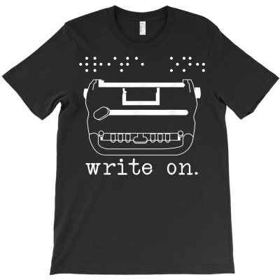 Write On Braille Visually Impaired Blind Awareness T Shirt T-shirt Designed By Dinyolani