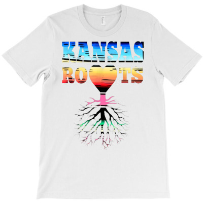 Kansas Roots Tree Root Heart Serape Cute Gift T Shirt T-shirt Designed By Kunkka