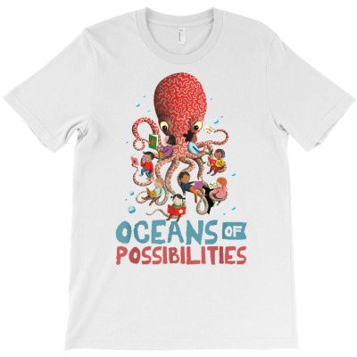 Oceans Of Possibilities Summer Reading 2022 Tshirt Octopus T Shirt T-shirt Designed By Zoelane