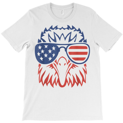 American Bald Eagle Usa Flag Shirt 4th Of July Eagle Usa Tee T Shirt T-shirt Designed By Darelychilcoat1989