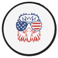 American Bald Eagle Usa Flag Shirt 4th Of July Eagle Usa Tee T Shirt Round Patch | Artistshot