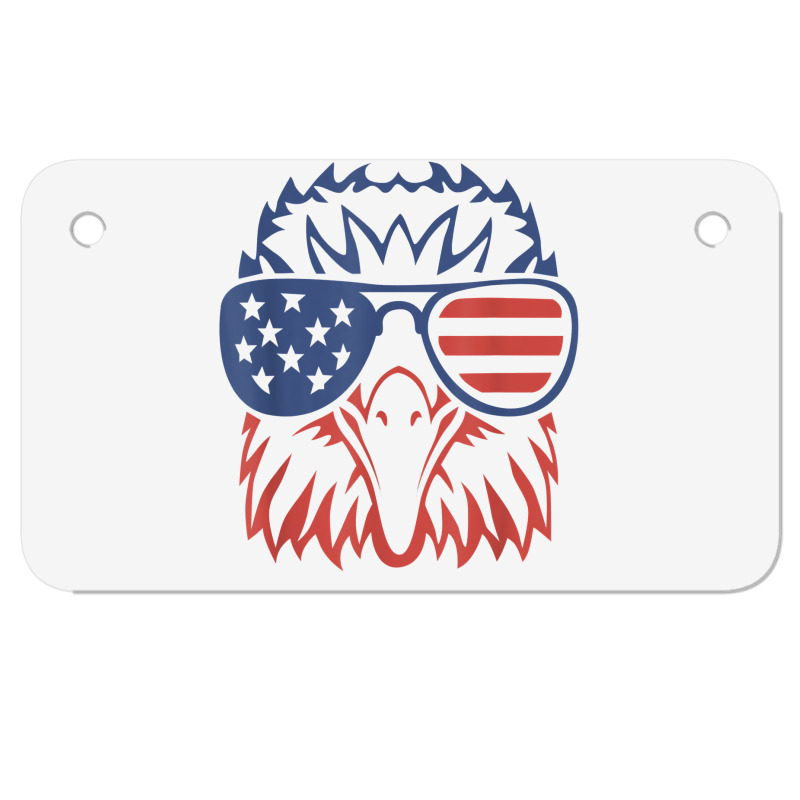 American Bald Eagle Usa Flag Shirt 4th Of July Eagle Usa Tee T Shirt Motorcycle License Plate | Artistshot