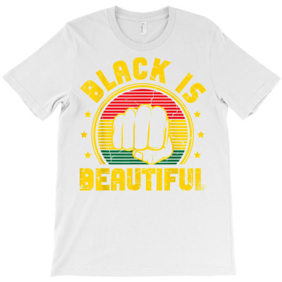 Black Is Beautiful Men Black History Month T Shirt T-shirt Designed By Darelychilcoat1989