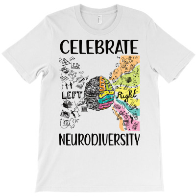Celebrate Neurodiversity  Autism Neurodivergent Adhd Asd Long Sleeve T T-shirt Designed By Darelychilcoat1989