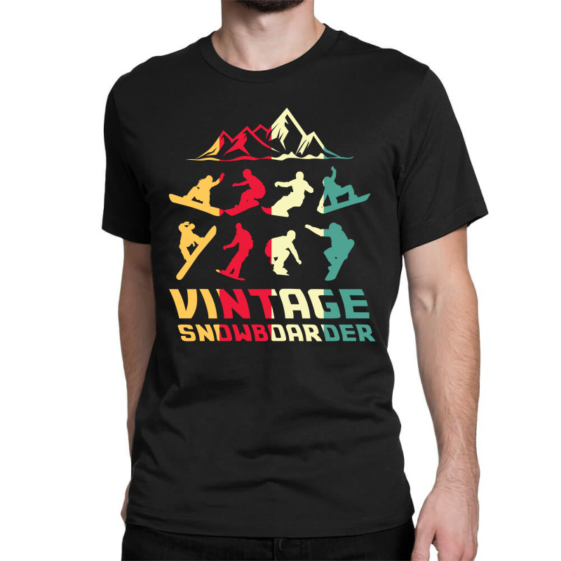 Vintage Snowboarder Classic T-shirt | Artistshot