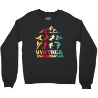 Vintage Snowboarder Crewneck Sweatshirt | Artistshot