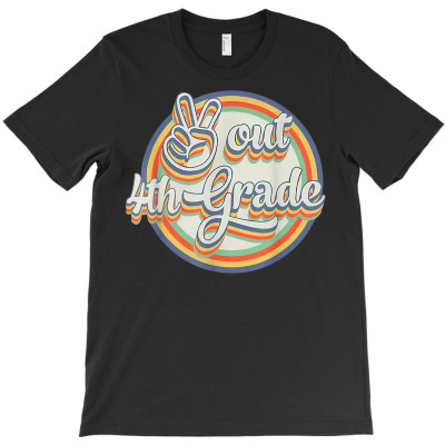 Peace Out 4th Grade Tie Dye Graduation Class Of 2022 Virtual T Shirt T-shirt Designed By Zoelane