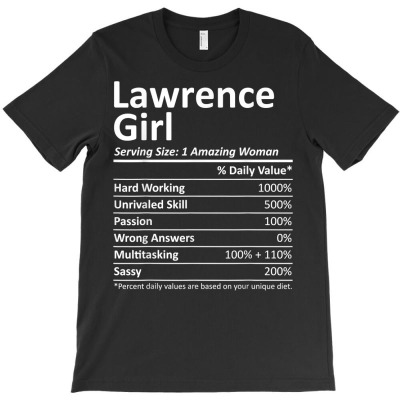 Lawrence Girl Ks Kansas Funny City Home Roots Usa Gift T Shirt T-shirt Designed By Kunkka