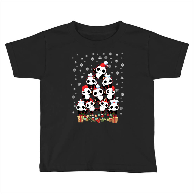 Panda  Christmas Tree Toddler T-shirt | Artistshot