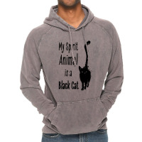 Copy Of My Spirit Animal Is A Black Cat Vintage Hoodie | Artistshot