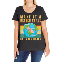 Vaccinated   Vaccine   Pro Vaccination   Immunization   T Shirt Ladies Curvy T-shirt | Artistshot