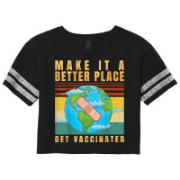 Vaccinated   Vaccine   Pro Vaccination   Immunization   T Shirt Scorecard Crop Tee | Artistshot