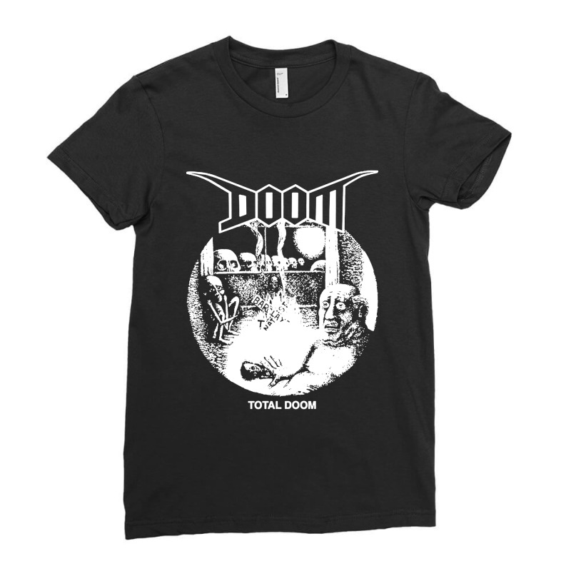 #doom Total Doom Ladies Fitted T-Shirt by Alitaz | Artistshot