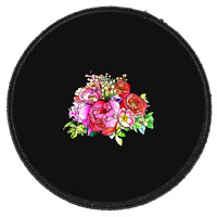 Big Bold Floral Round Patch | Artistshot