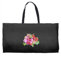 Big Bold Floral Weekender Totes | Artistshot