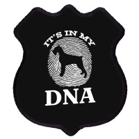 Giant T  Shirt Giant Schnauzer It`s In My D N A Fingerprint Giant Schn Shield Patch | Artistshot