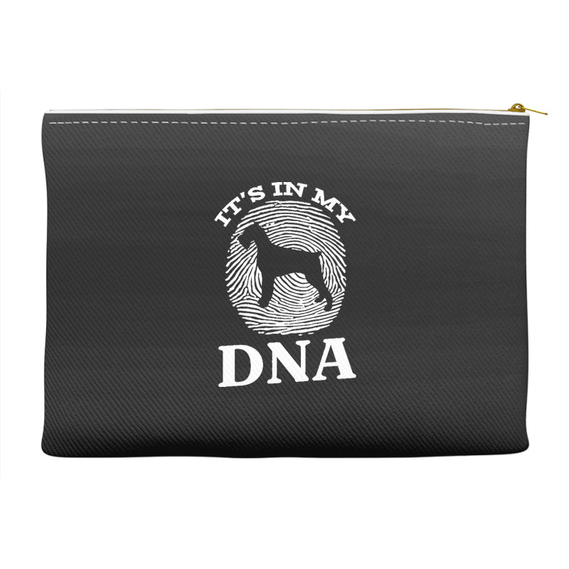 Giant T  Shirt Giant Schnauzer It`s In My D N A Fingerprint Giant Schn Accessory Pouches by alexandraturner348 | Artistshot