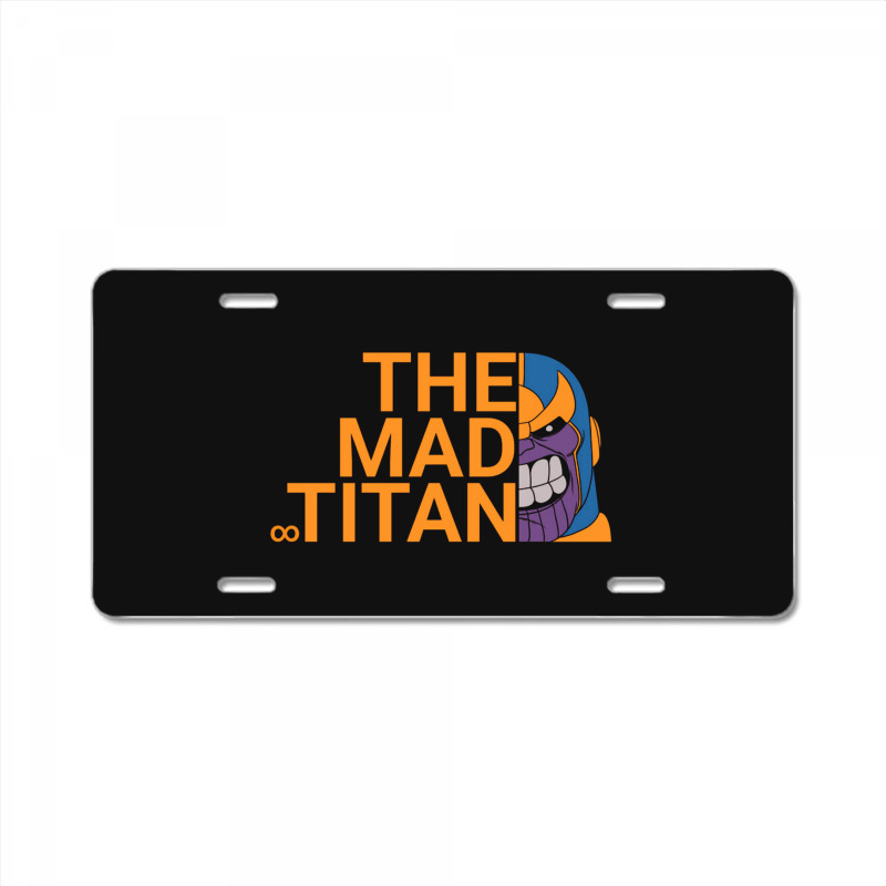 The Mad Titan Will Clashed License Plate | Artistshot