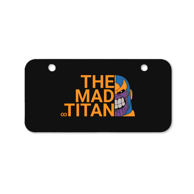 The Mad Titan Will Clashed Bicycle License Plate | Artistshot