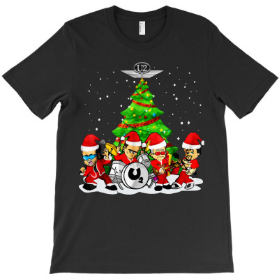 Funny Band Christmas T-shirt Designed By Agoes