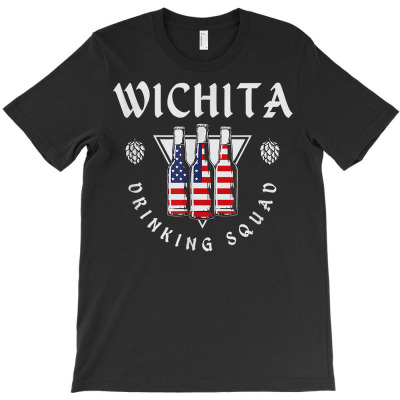 Wichita Drinking Team Captain Kansas Craft Beer Ks Brewer T Shirt T-shirt Designed By Kunkka