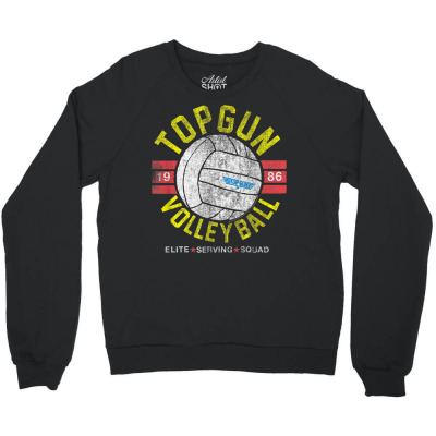 Top Gun Volleyball Crewneck Sweatshirt Designed By Bariteau Hannah