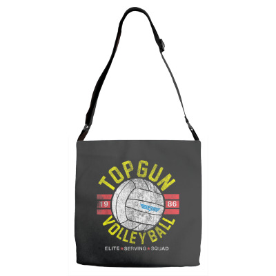 Top Gun Volleyball Adjustable Strap Totes Designed By Bariteau Hannah