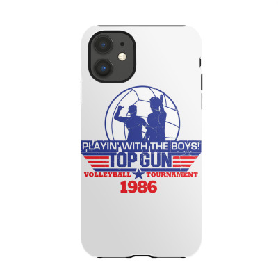 Top Gun Volleyball Iphone 11 Case Designed By Bariteau Hannah