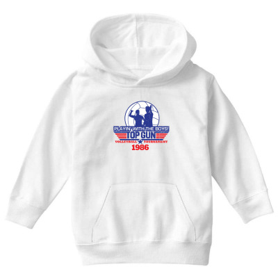 Top Gun Volleyball Youth Hoodie Designed By Bariteau Hannah